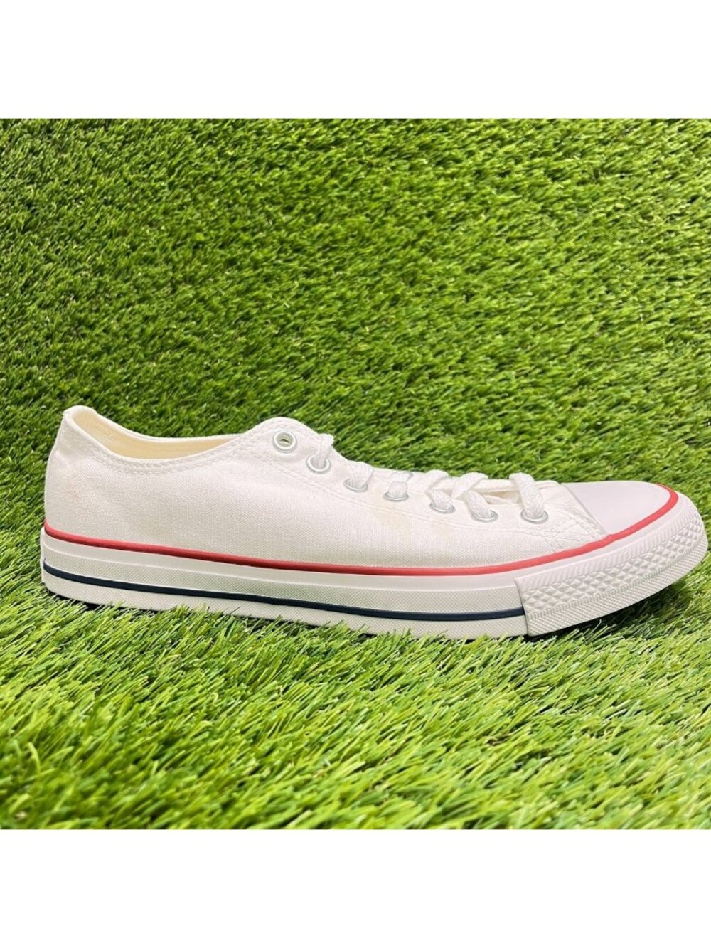 Converse Chuck Taylor All Star Ox Low Mens Size 10 White Athletic Shoes Sneakers